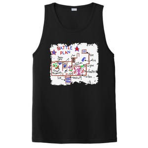 Funny Battle Plan Christmas Home Hand Dawn Alone Xmas PosiCharge Competitor Tank