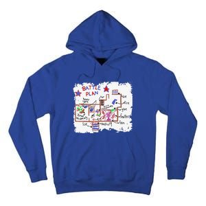 Funny Battle Plan Christmas Home Hand Dawn Alone Xmas Tall Hoodie