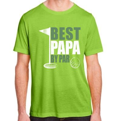 Funny Best Papa By Par FatherS Day Golf Dad Grandpa Gift Cute Gift Adult ChromaSoft Performance T-Shirt