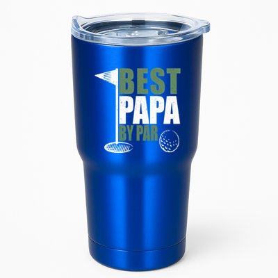 Funny Best Papa By Par FatherS Day Golf Dad Grandpa Gift Cute Gift Tumbler