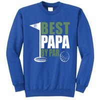 Funny Best Papa By Par FatherS Day Golf Dad Grandpa Gift Cute Gift Tall Sweatshirt