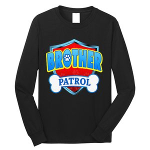 Funny Brother Patrol Dog Mom Dad Long Sleeve Shirt