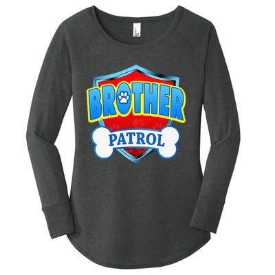 Funny Brother Patrol Dog Mom Dad Women's Perfect Tri Tunic Long Sleeve Shirt