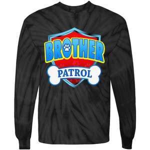 Funny Brother Patrol Dog Mom Dad Tie-Dye Long Sleeve Shirt