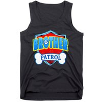 Funny Brother Patrol Dog Mom Dad Tank Top