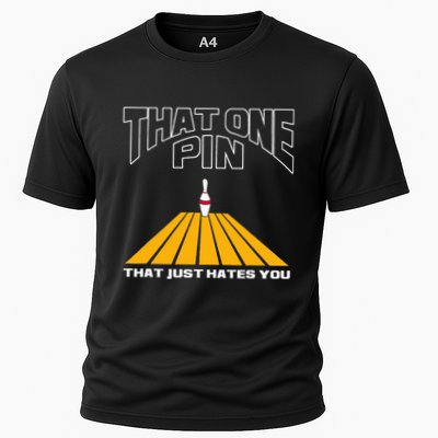 Funny Bowling Pin That Hates You Bowler's Nightmare Performance Shirt