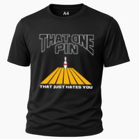 Funny Bowling Pin That Hates You Bowler's Nightmare Cooling Performance Crew T-Shirt