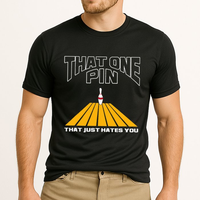 Funny Bowling Pin That Hates You Bowler's Nightmare Cooling Performance Crew T-Shirt