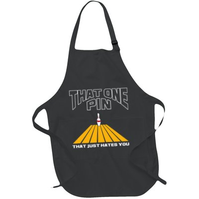 Funny Bowling Pin That Hates You Bowler's Nightmare Apron