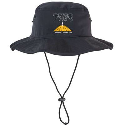 Funny Bowling Pin That Hates You Bowler's Nightmare Bucket Hat