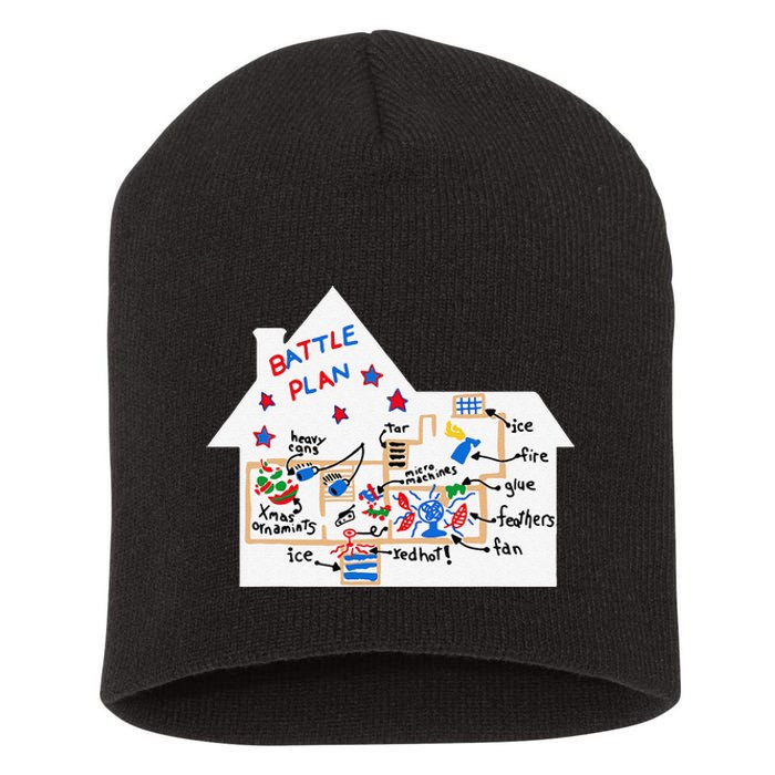 Funny Battle Plan Christmas Home Hand Dawn Alone Xmas Gift Short Acrylic Beanie