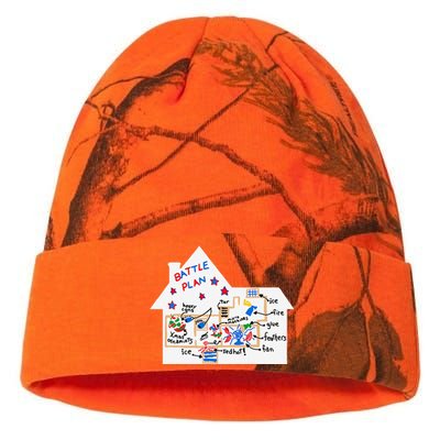 Funny Battle Plan Christmas Home Hand Dawn Alone Xmas Gift Kati Licensed 12" Camo Beanie