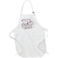 Funny Battle Plan Christmas Home Hand Dawn Alone Xmas Full-Length Apron With Pockets