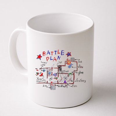 Funny Battle Plan Christmas Home Hand Dawn Alone Xmas Coffee Mug