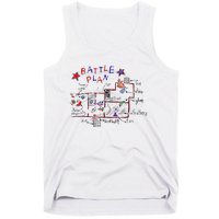 Funny Battle Plan Christmas Home Hand Dawn Alone Xmas Tank Top