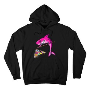 Funny Billiards Pool Cute Shark Gift Hoodie