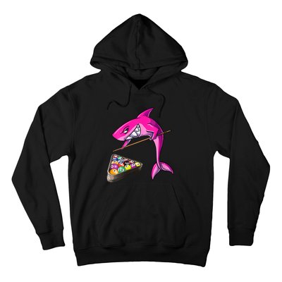 Funny Billiards Pool Cute Shark Gift Hoodie