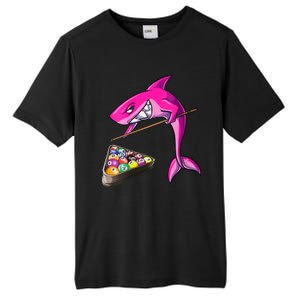 Funny Billiards Pool Cute Shark Gift Tall Fusion ChromaSoft Performance T-Shirt