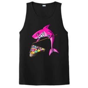 Funny Billiards Pool Cute Shark Gift PosiCharge Competitor Tank