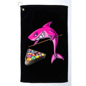 Funny Billiards Pool Cute Shark Gift Platinum Collection Golf Towel