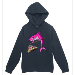 Funny Billiards Pool Cute Shark Gift Urban Pullover Hoodie