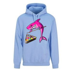 Funny Billiards Pool Cute Shark Gift Unisex Surf Hoodie