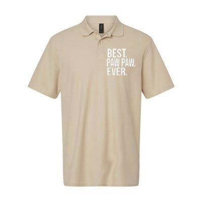 Funny Best Paw Paw Ever Trending Fathers Day Birthday Christmas Grandpa Gift Bir Softstyle Adult Sport Polo