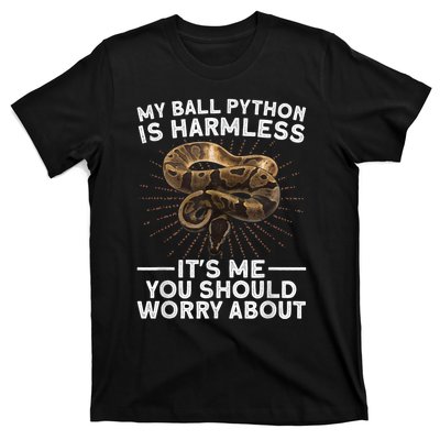 Funny Ball Python For Men Women Snake Lover Reptile Animal T-Shirt