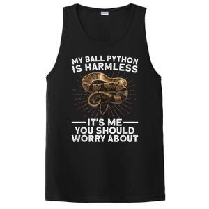 Funny Ball Python For Men Women Snake Lover Reptile Animal PosiCharge Competitor Tank