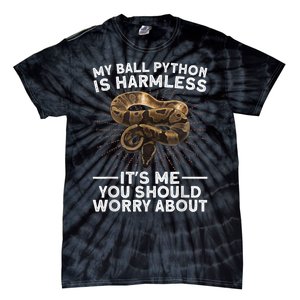 Funny Ball Python For Men Women Snake Lover Reptile Animal Tie-Dye T-Shirt