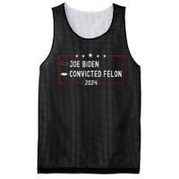 Funny Ballot Paper Voting Humor Joe Biden Vs Convicted Felon Mesh Reversible Basketball Jersey Tank