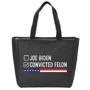 Funny Ballot Paper Voting I Voted For A Convicted Felon Zip Tote Bag