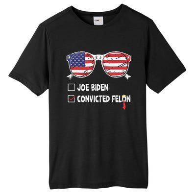 Funny Ballot Paper Voting I Voted For A Convicted Felon Tall Fusion ChromaSoft Performance T-Shirt