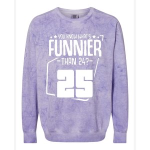 Funny Birthday Party Quotes Colorblast Crewneck Sweatshirt