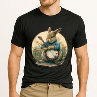 Funny Bunny Playing Banjo Guitar Music Rabbit Happy Easter Performance Shirt
