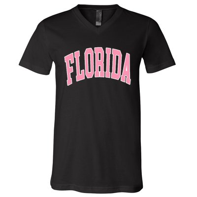 Florida Beach Preppy V-Neck T-Shirt