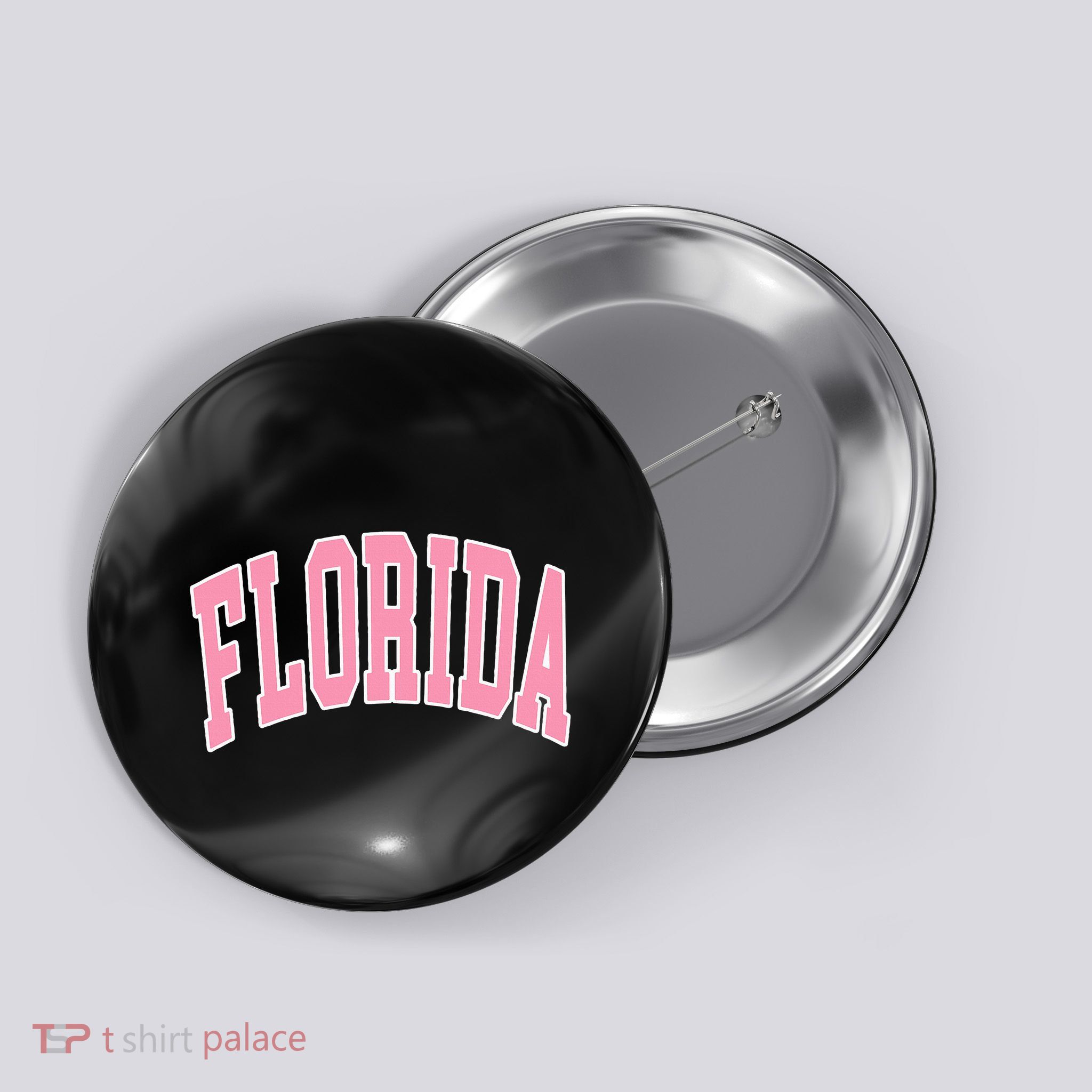 Florida Beach Preppy Button