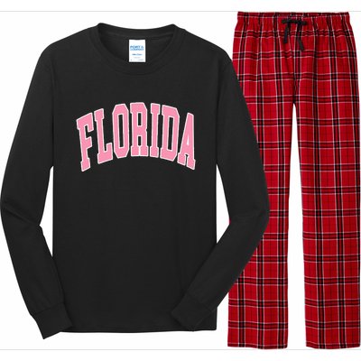 Florida Beach Preppy Long Sleeve Pajama Set