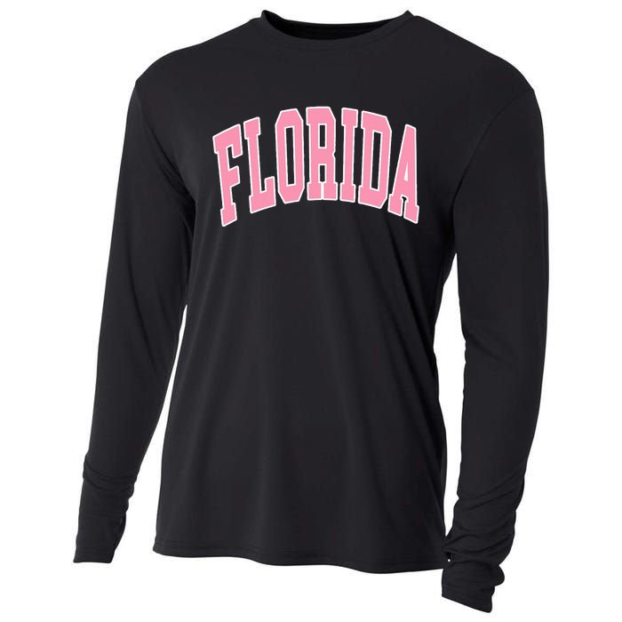 Florida Beach Preppy Cooling Performance Long Sleeve Crew