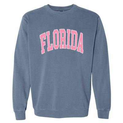 Florida Beach Preppy Garment-Dyed Sweatshirt