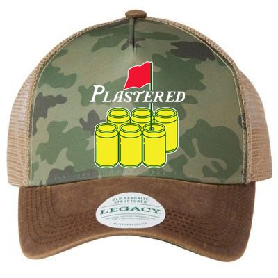 Funny Beer Plastered Golf Tournament Legacy Tie Dye Trucker Hat