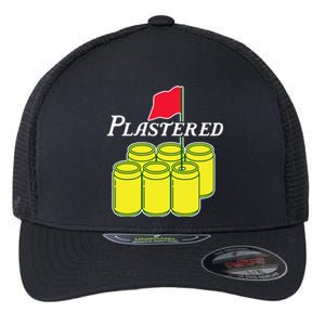 Funny Beer Plastered Golf Tournament Flexfit Unipanel Trucker Cap