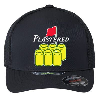 Funny Beer Plastered Golf Tournament Flexfit Unipanel Trucker Cap