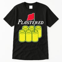 Funny Beer Plastered Golf Tournament Tall T-Shirt