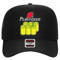Funny Beer Plastered Golf Tournament Trucker Hat
