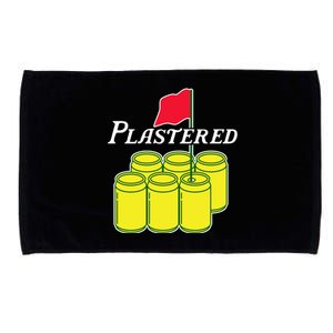 Funny Beer Plastered Golf Tournament Microfiber Hand Towel