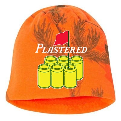 Funny Beer Plastered Golf Tournament Kati - Camo Knit Beanie