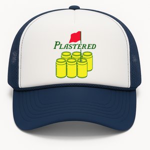 Funny Beer Plastered Golf Tournament Trucker Hat