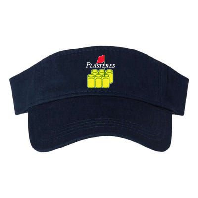 Funny Beer Plastered Golf Tournament Valucap Bio-Washed Visor