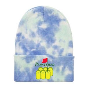 Funny Beer Plastered Golf Tournament Tie Dye 12in Knit Beanie